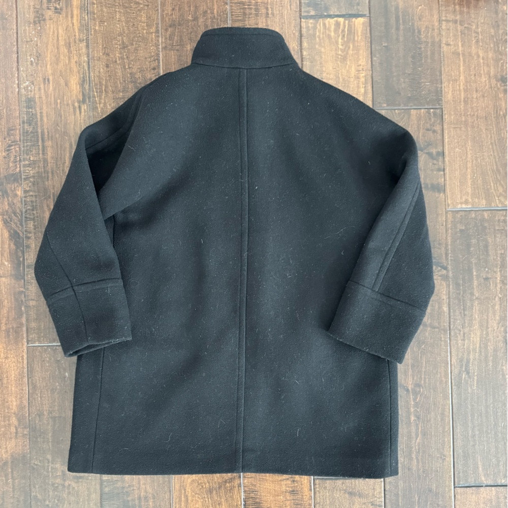 Women's Black Sweater Coat - Picture 3 of 7